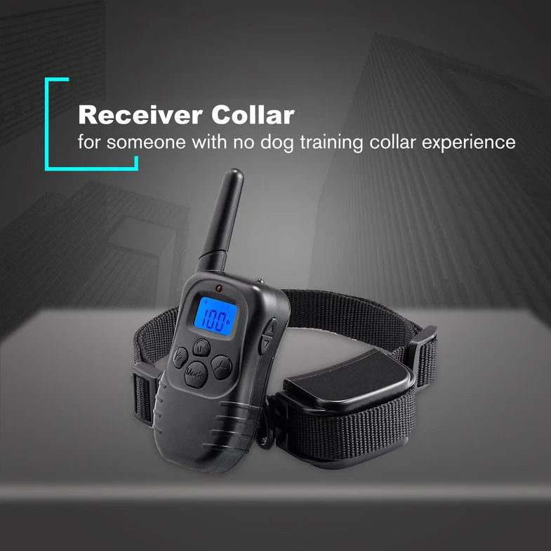 Dual Humane Dog Training Collar with Beep and Vibration Waterproof Rechargeable - AllTech