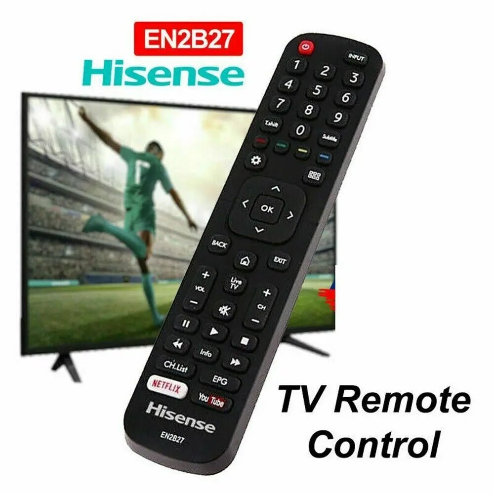 EN2B27 HISENSE TV Remote Control Replacement EN - 2B27 RC3394402 01 3139 238 - AllTech