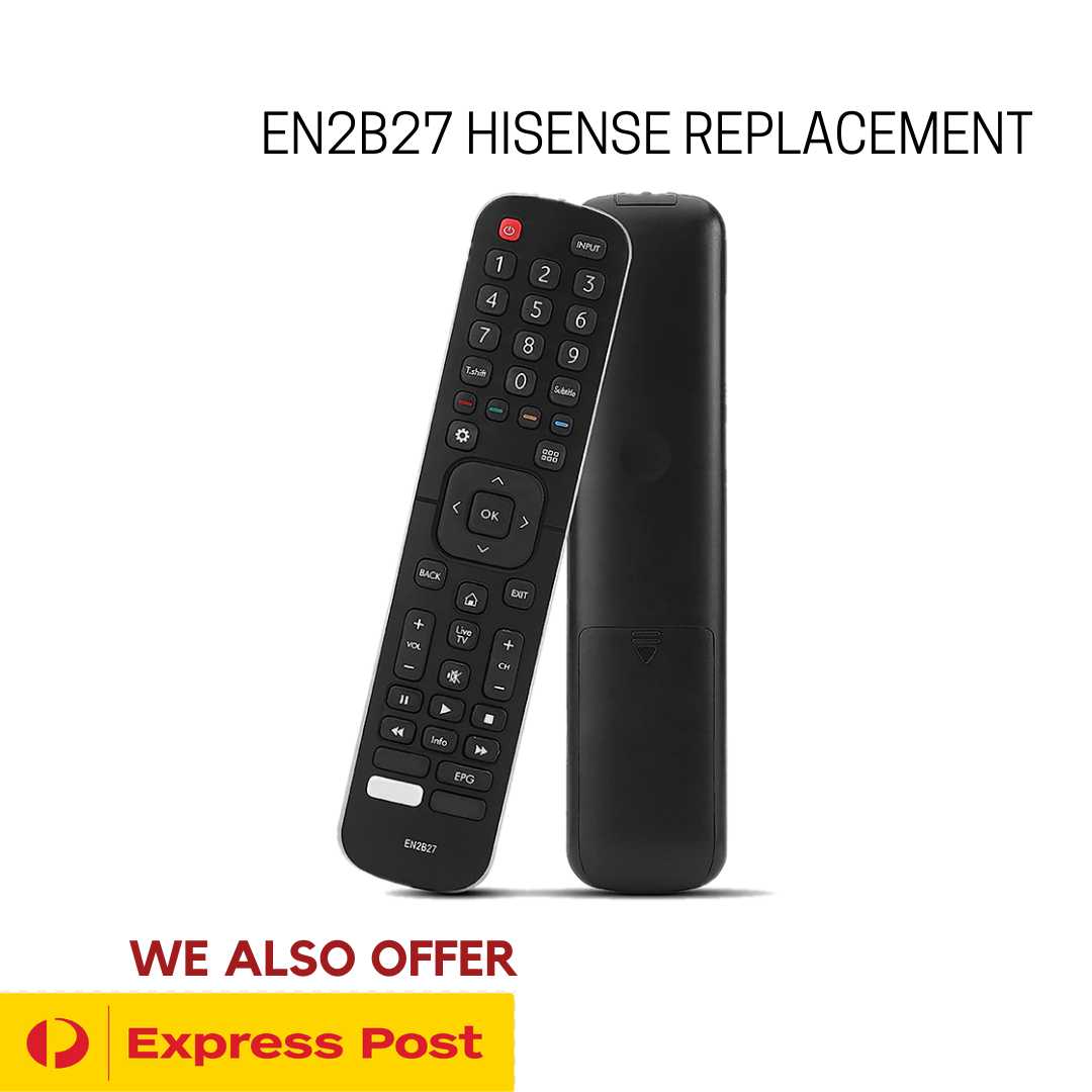 EN2B27 HISENSE TV Remote Control Replacement EN - 2B27 RC3394402 01 3139 238 - AllTech