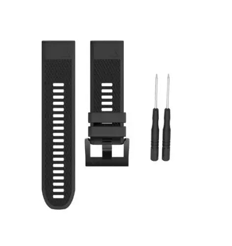 Garmin FENIX5X Plus Replacement Strap band Quick Fit 22mm Watch Bands Silicone - AllTech