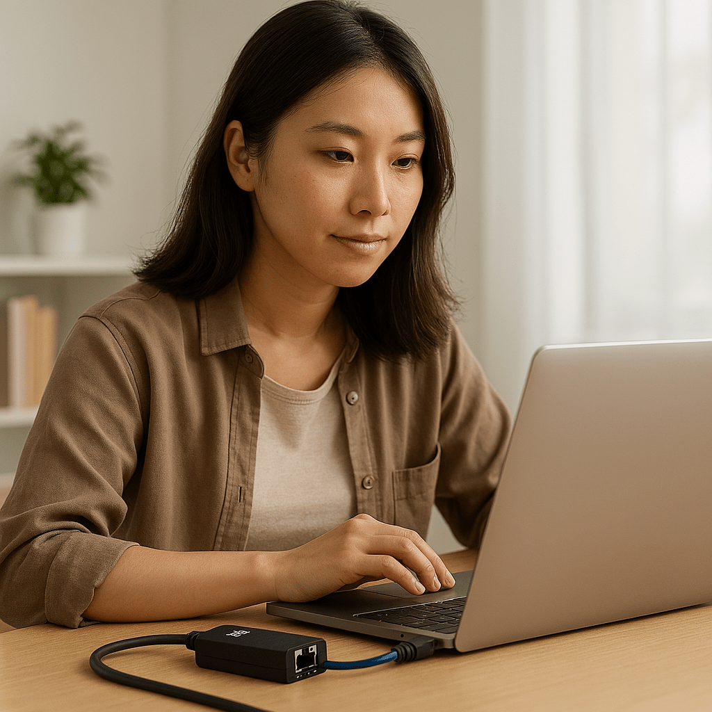 Gigabit Speed USB 3.0 to RJ45 LAN Adapter – High - Speed 1000Mbps Ethernet Converter (AU) - AllTech