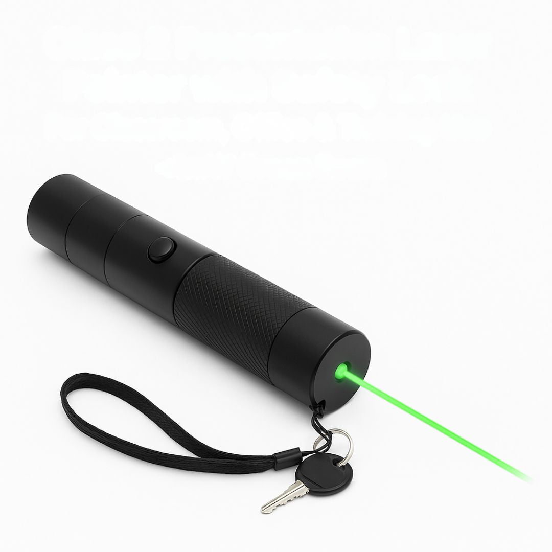 Green Presentation Pointer with Safety Key – Class 2 Beam for Indoor Use - AllTech