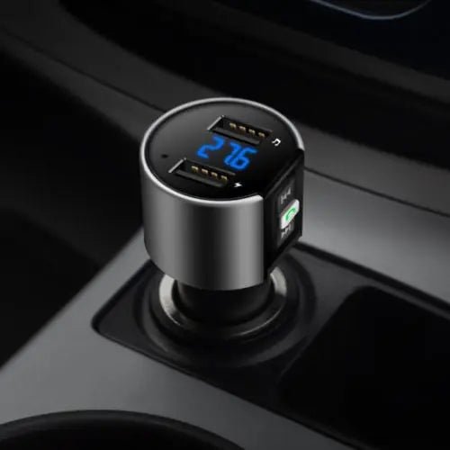 Handsfree Bluetooth Car Kit FM Transmitter LCD Display - AllTech