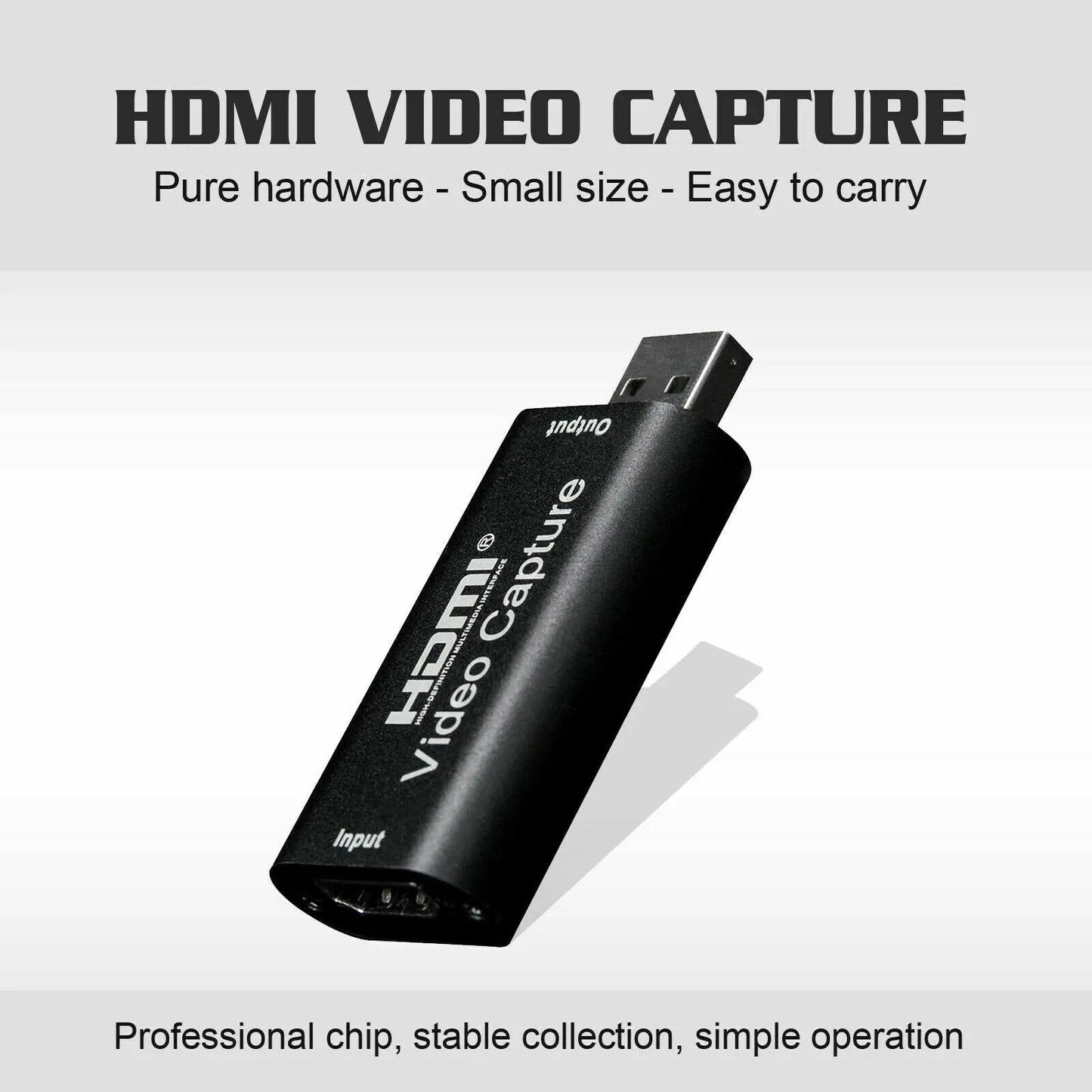 HDMI Video Capture Card to USB 2.0 1080p HD Recorder Video Game Livestreaming - AllTech