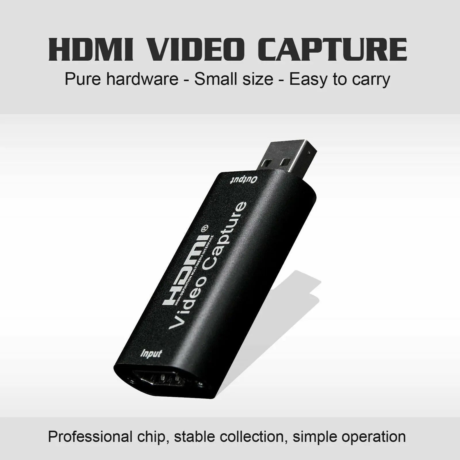 HDMI Video Capture Card to USB 2.0 1080p HD Recorder Video Game Livestreaming - AllTech