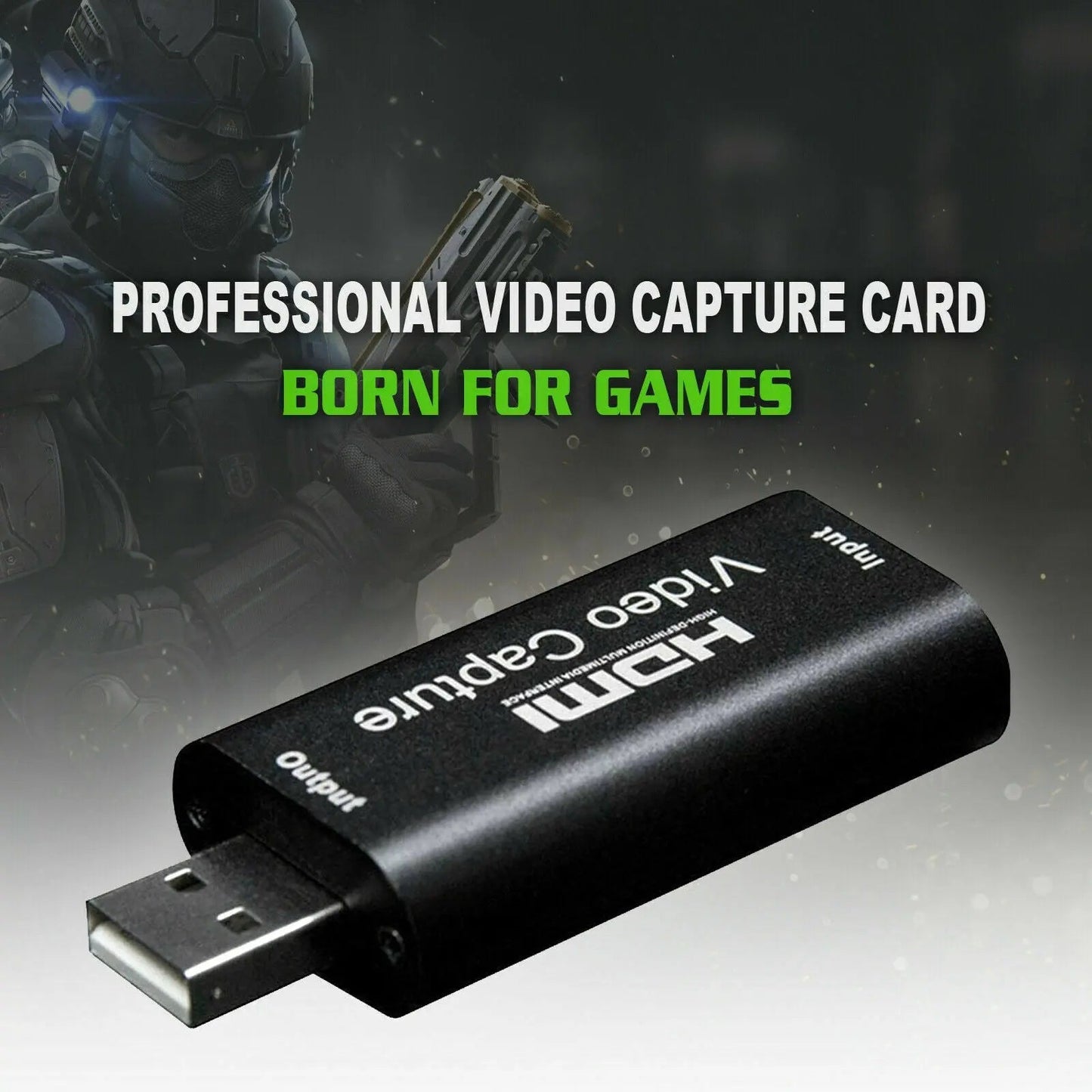 HDMI Video Capture Card to USB 2.0 1080p HD Recorder Video Game Livestreaming - AllTech