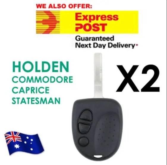 Holden 3 Button Car Remote Case/Shell Uncut Key VS VX VY VZ WH WK WL - AllTech