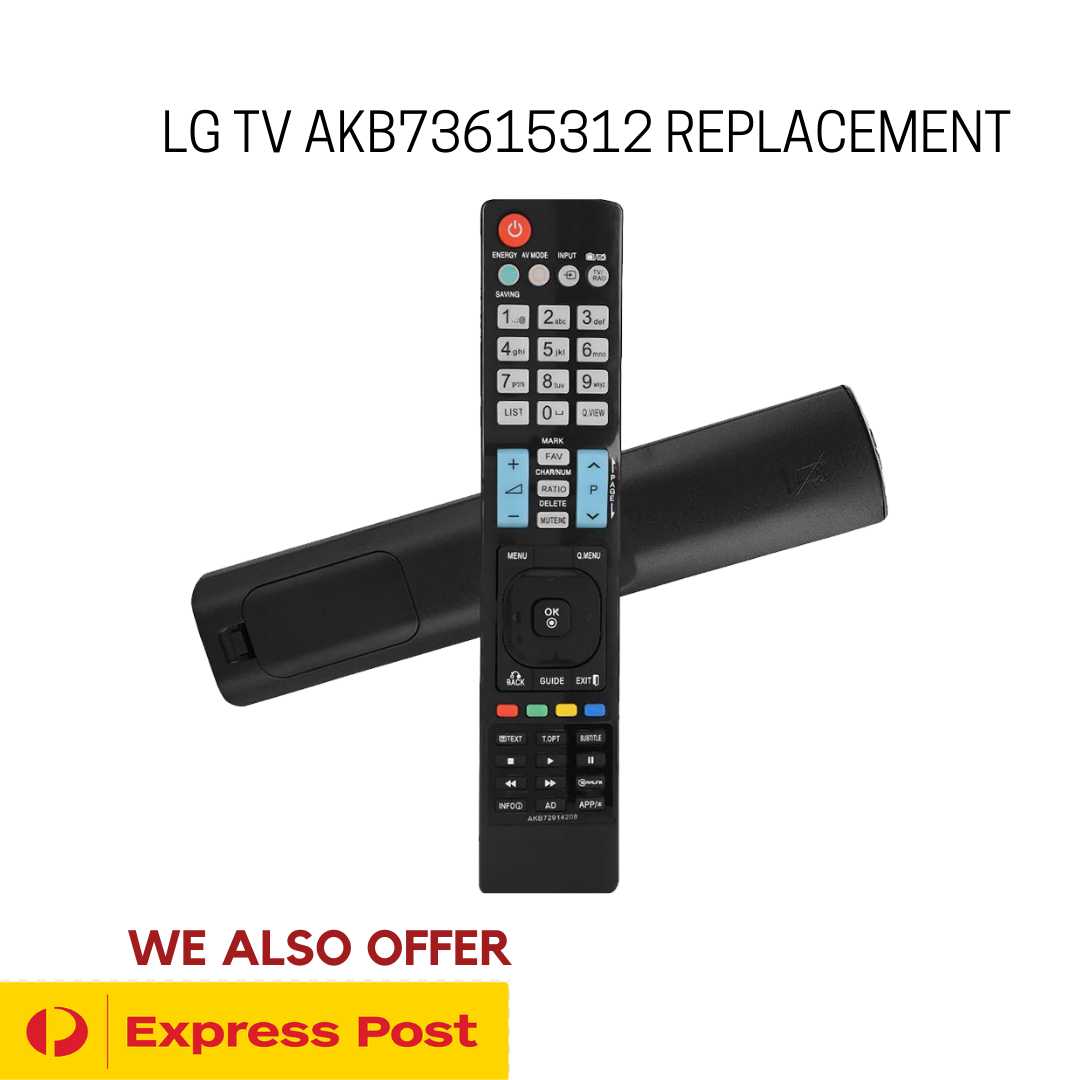 LG TV Replacement Remote Control AKB73615312 AKB74115502 AKB72914222 AKB73275618 - AllTech