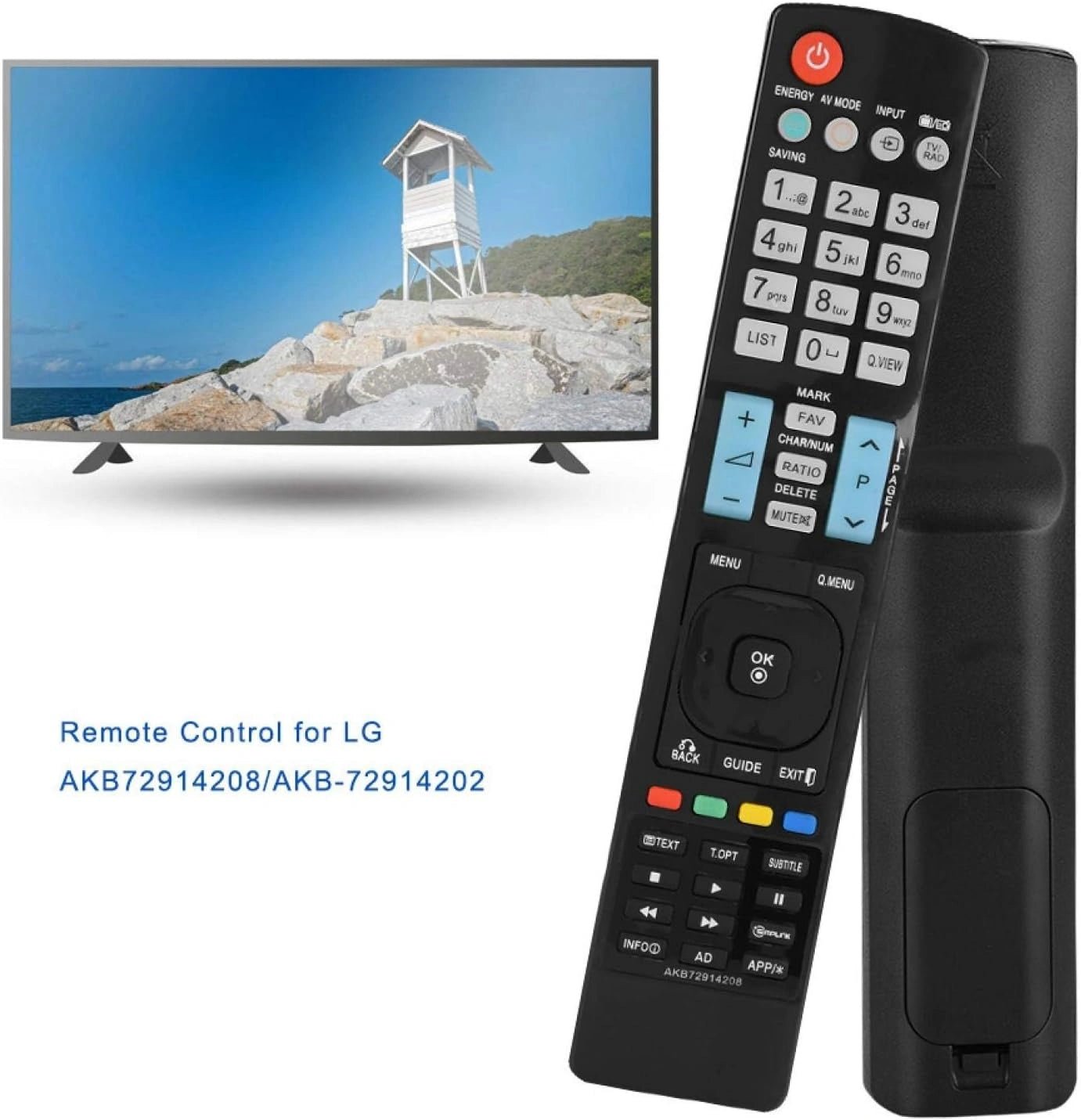 LG TV Replacement Remote Control AKB73615312 AKB74115502 AKB72914222 AKB73275618 - AllTech
