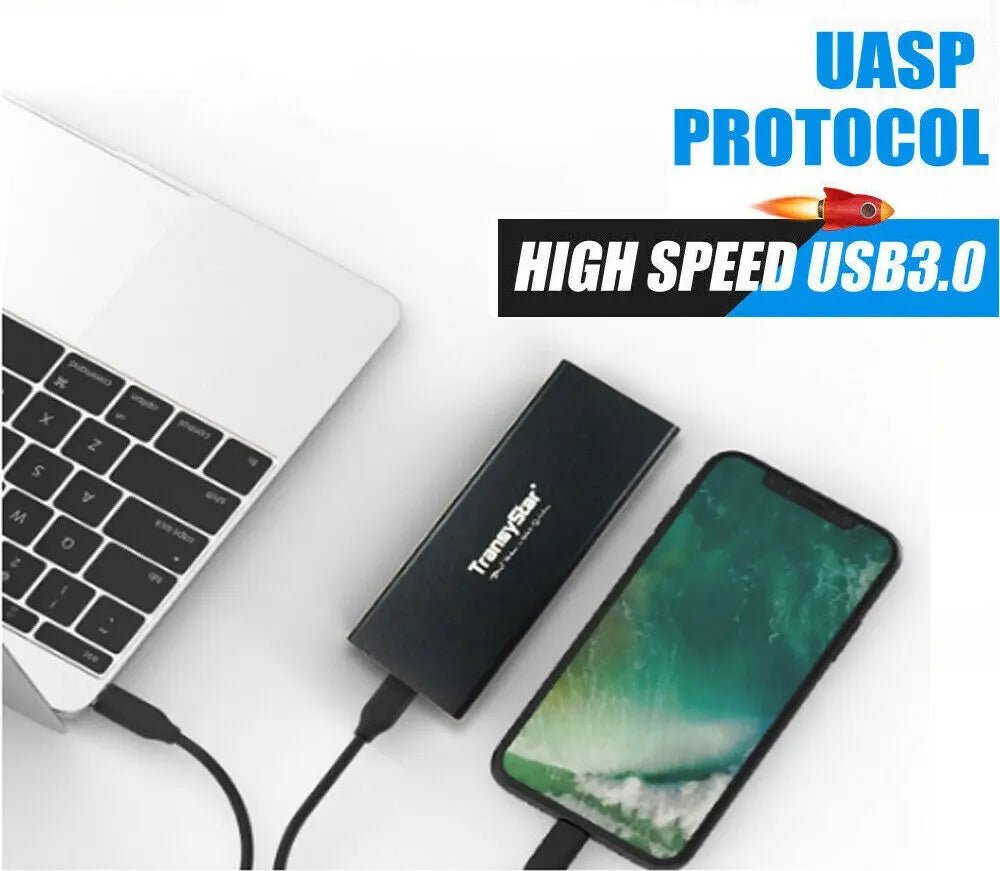 M.2 SSD Enclosure Case NGFF SATA to USB 3.1 Type C External Drive 6Gbps Transfer - AllTech