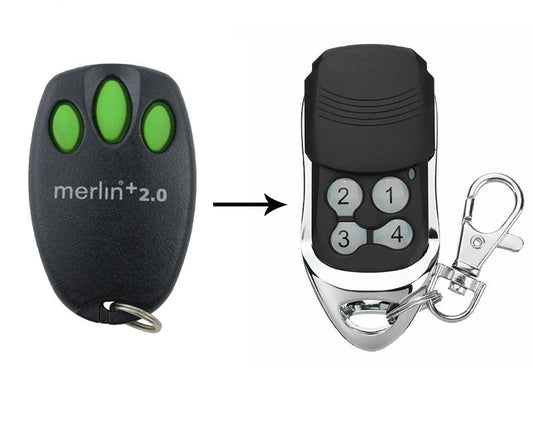 Merlin™ 2.0 Compatible Garage & Gate Remote | 3-Button Replacement