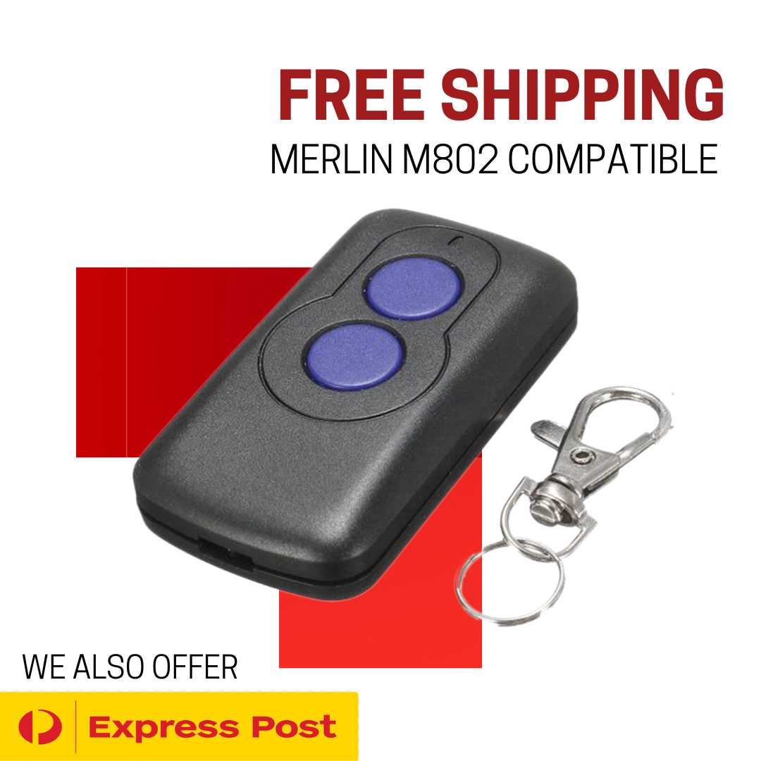Merlin M802 Garage Door Compatible Replacement Remote - AllTech