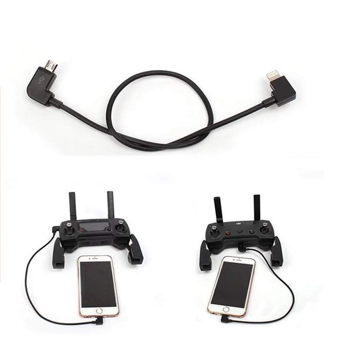 Micro USB to iPhone For DJI Spark Mavic Pro Remote Controller Cable - AllTech