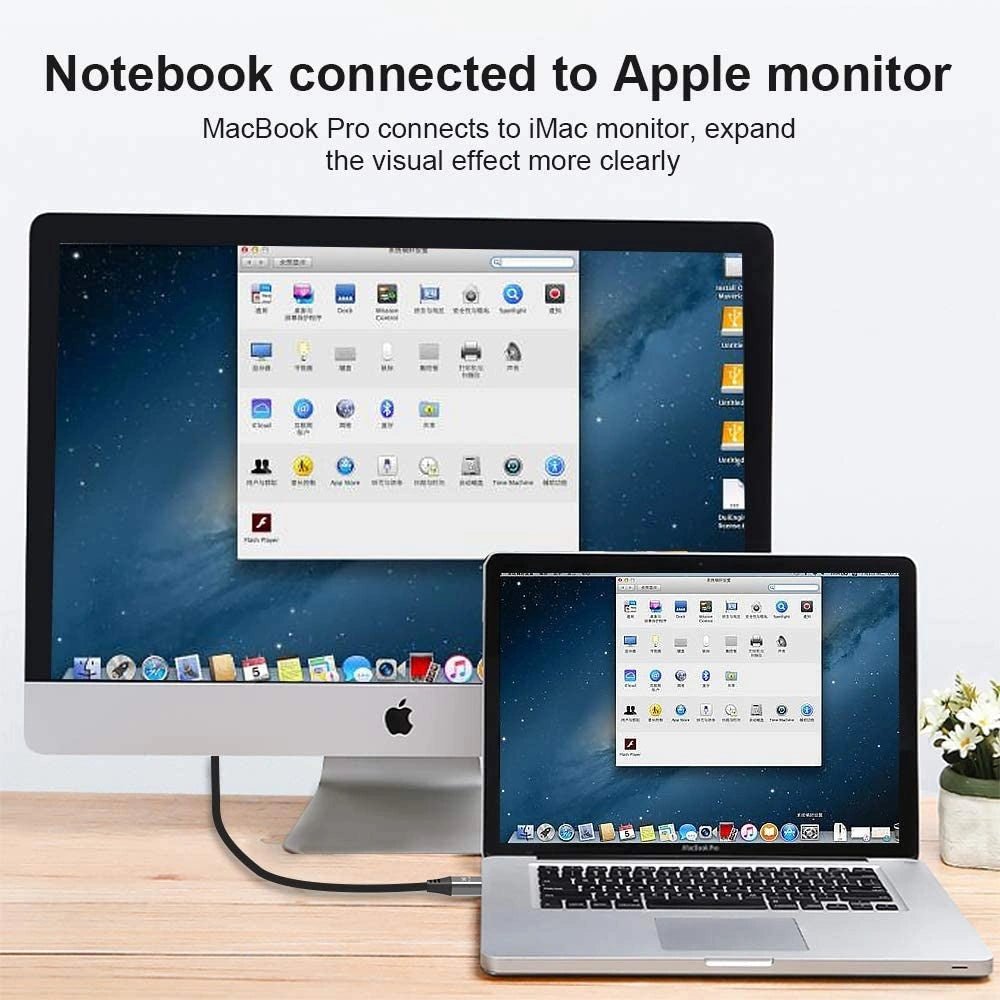 Mini DisplayPort Cable Male to Mini DisplayPort Cable Male for Projector Monitor - AllTech