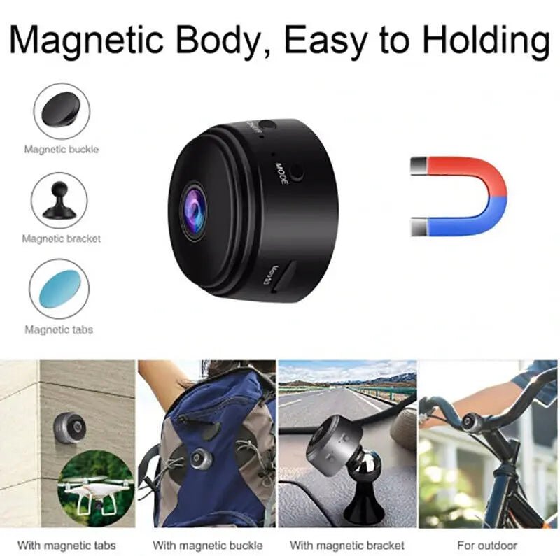 Mini IP WiFi Camera Wireless HD 1080P Network Monitor Security Cam - AllTech