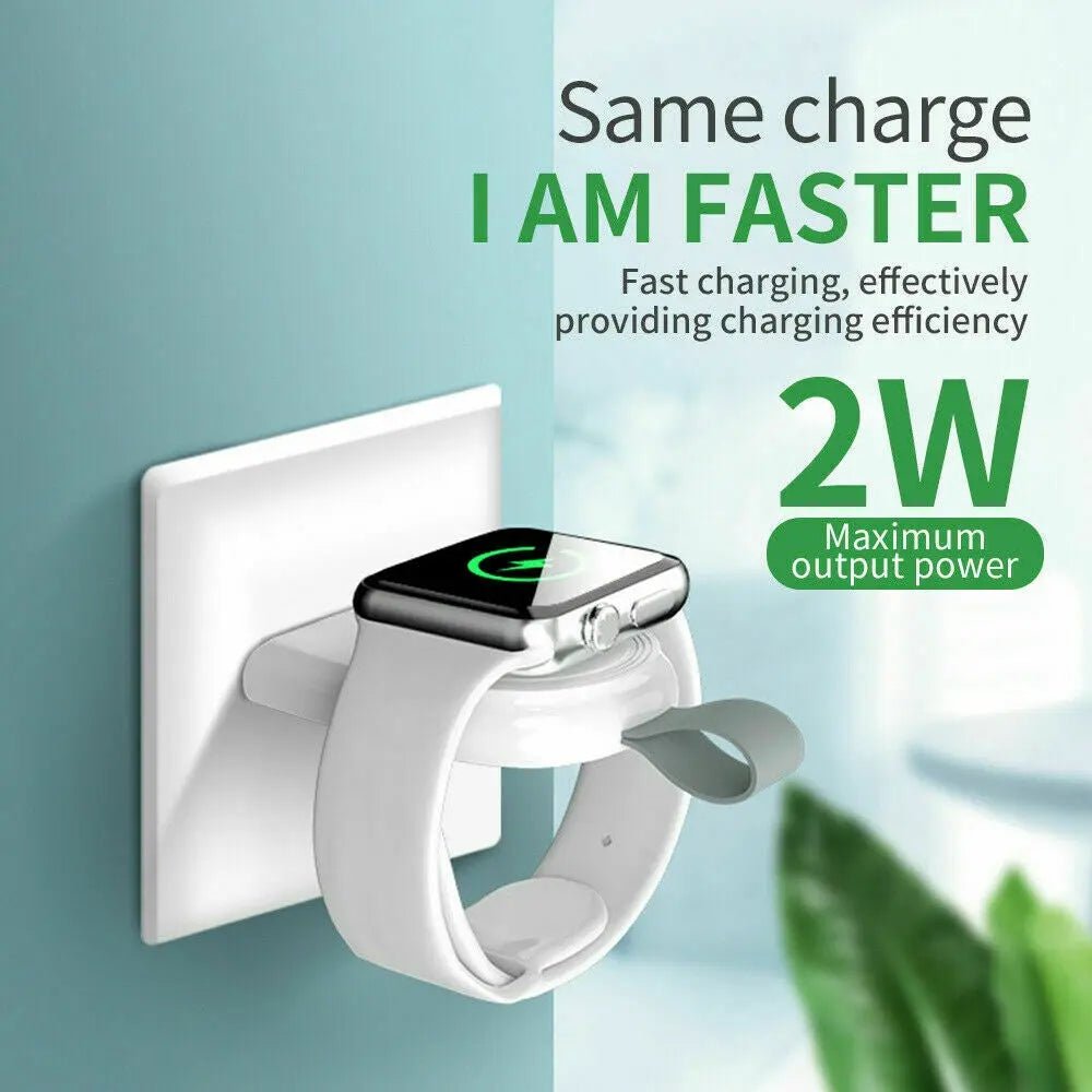 Mini Portable Wireless Charger for Apple iWatch Series Cordless USB Charging - AllTech