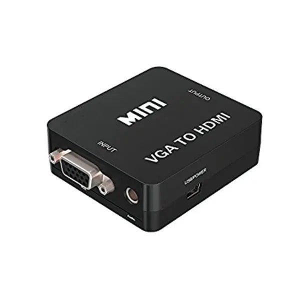 Mini VGA to HDMI 1080P HD Video Converter Adapter Micro USB Power - AllTech
