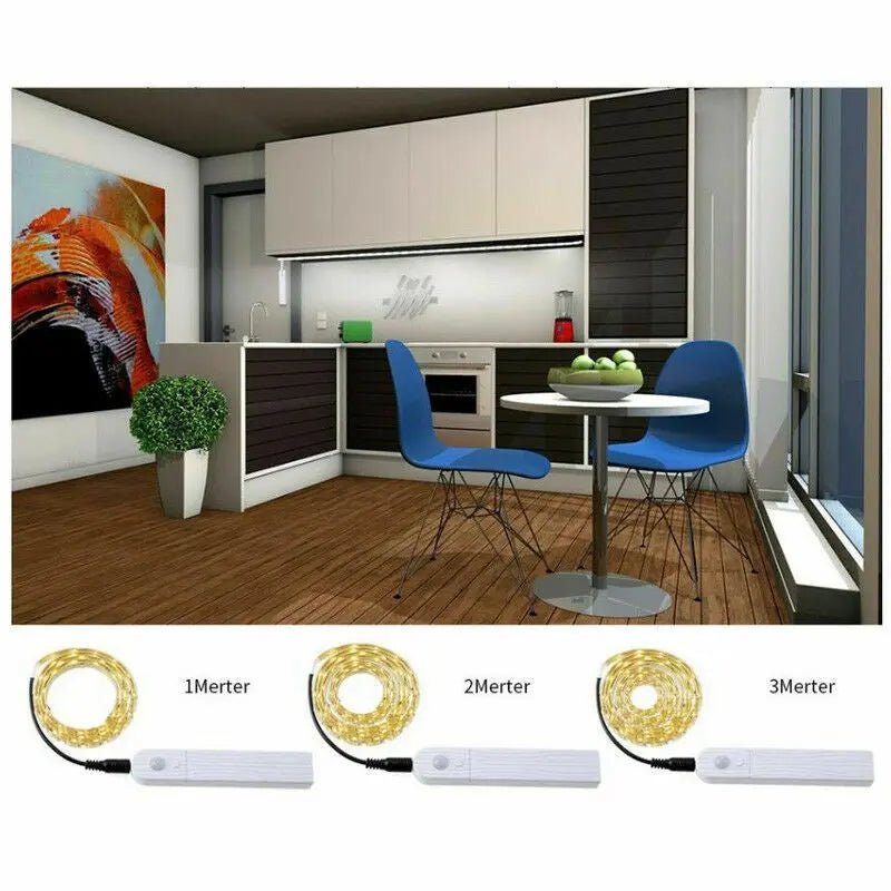 Motion Sensor LED Strip Light PIR Cool White Colour For Wardrobes and Cabinets - AllTech