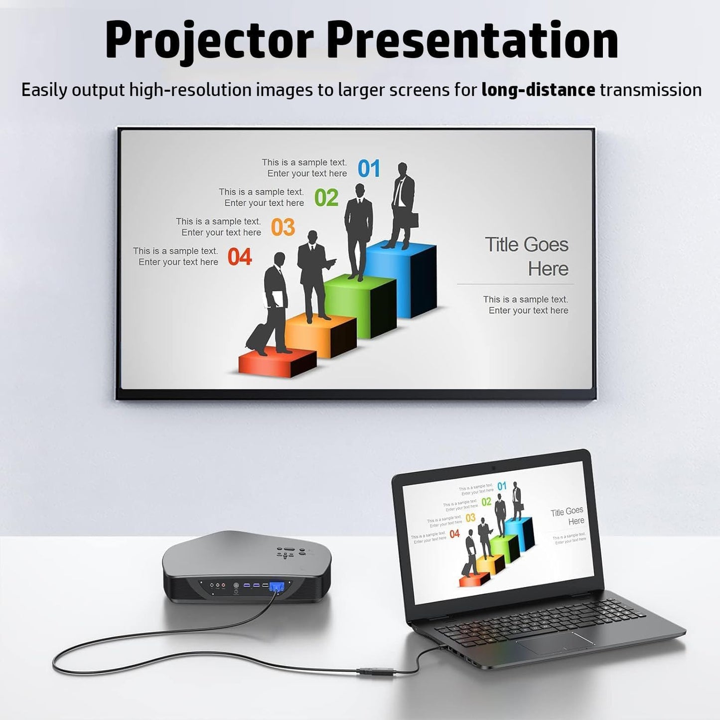 NEW 2024 4K Mini DisplayPort to HDMI DVI VGA Adapter, 3 - in - 1 Mini DP to 4K HDMI, VGA/DVI Video 1080P@60 Hz (Thunderbolt 2 Compatible), Male MDP to HDMI Female for MacBook Pro/Air/iMac Surface - AllTech