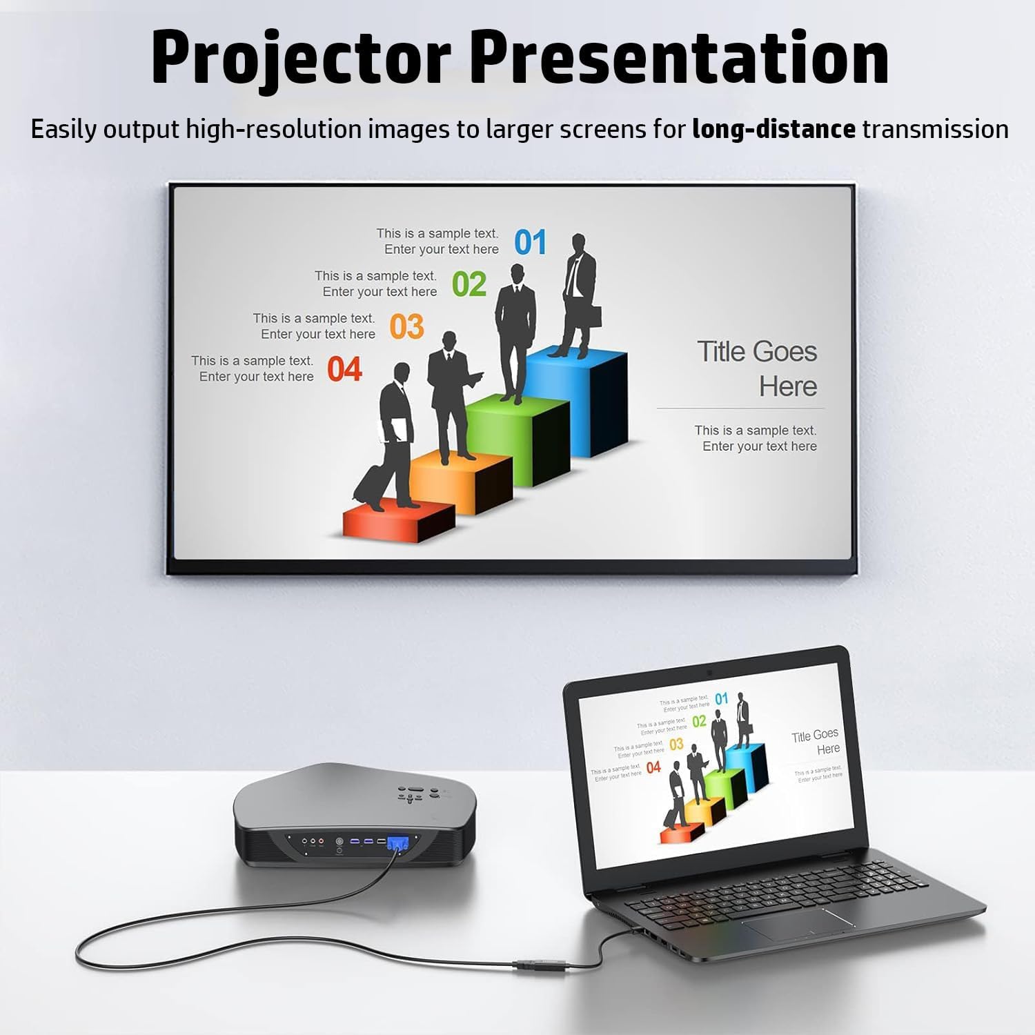 NEW 2024 4K Mini DisplayPort to HDMI DVI VGA Adapter, 3 - in - 1 Mini DP to 4K HDMI, VGA/DVI Video 1080P@60 Hz (Thunderbolt 2 Compatible), Male MDP to HDMI Female for MacBook Pro/Air/iMac Surface - AllTech