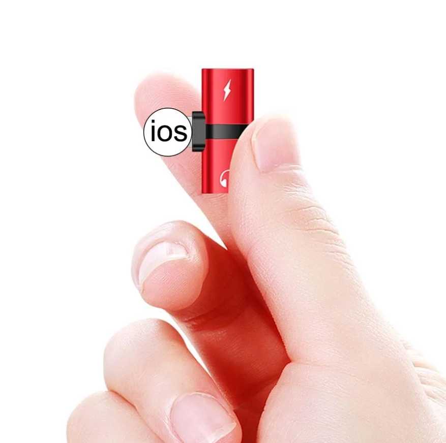 NEW Mini Dual Aux Audio and Charging Adapter Splitter for iPhone 14 13 12 11 X - AllTech