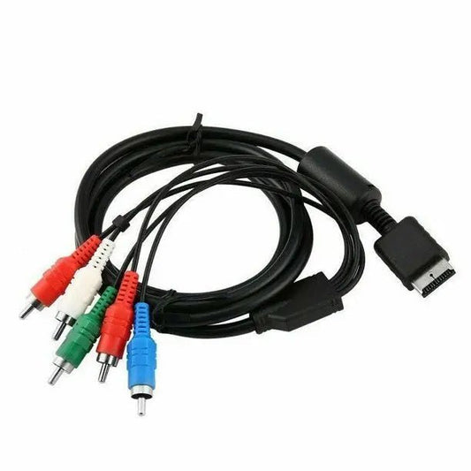 PS2 PS3 Component HD Video Cable Compatible for Sony PlayStation 2 3 AV RCA Lead - AllTech