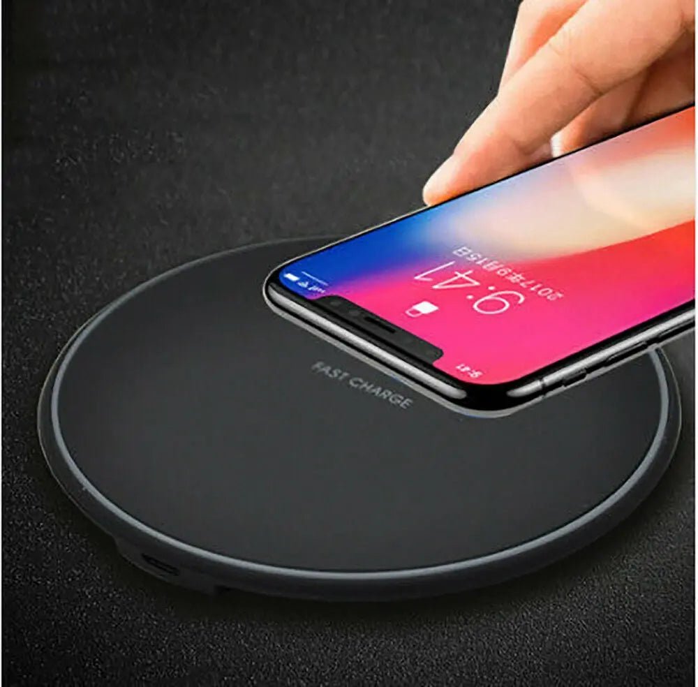 Qi Wireless Charger Pad FAST Charging Receiver For iPhone and Samsung - AllTech