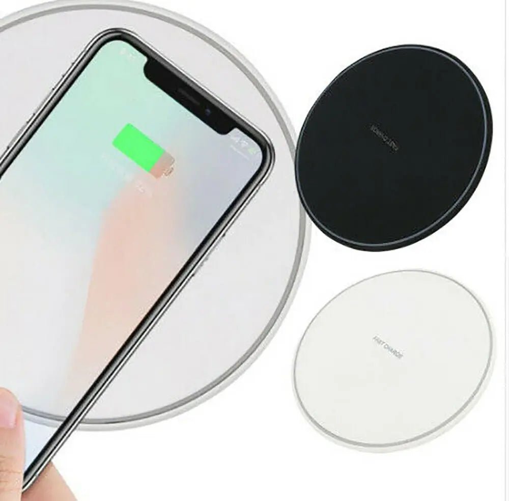 Qi Wireless Charger Pad FAST Charging Receiver For iPhone and Samsung - AllTech