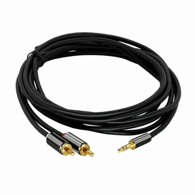RCA Audio Video Cable 1M 3.5mm Male to 2 RCA Male Stereo Audio Cable - AllTech