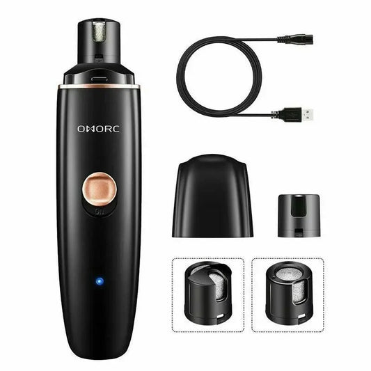 Rechargeable Electric Nail Trimmer Grooming Tool Paw Clippers Small Medium Pets - AllTech