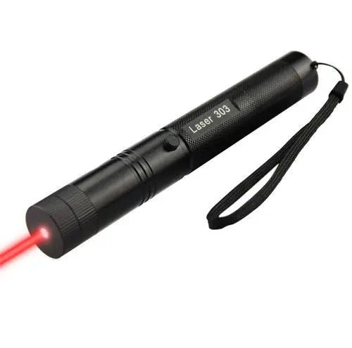 Red Laser Pointer USB Pen Battery Operated Visible Light for Pets Office Use - AllTech