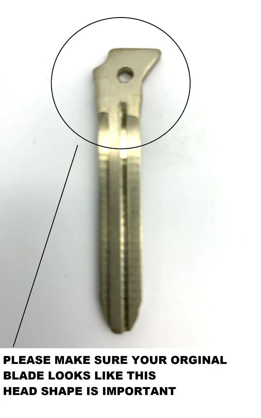 Replacement Remote Car Key Shell Suitable for Toyota Yaris 2005 - 2015 - AllTech