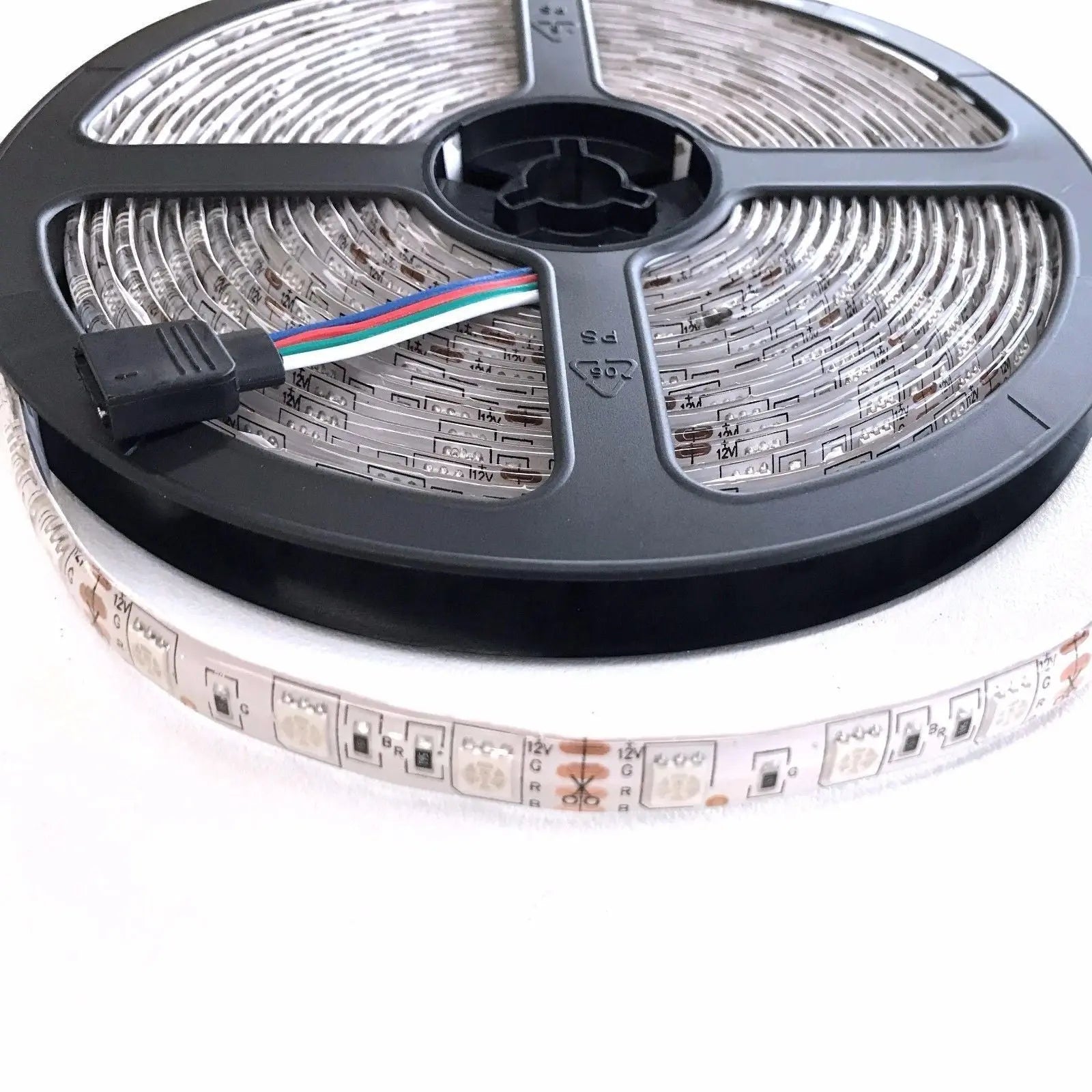 RGB LED Strip Light 5050 5M 300 LEDS Waterproof 12v Power With 24 Key IR Remote - AllTech