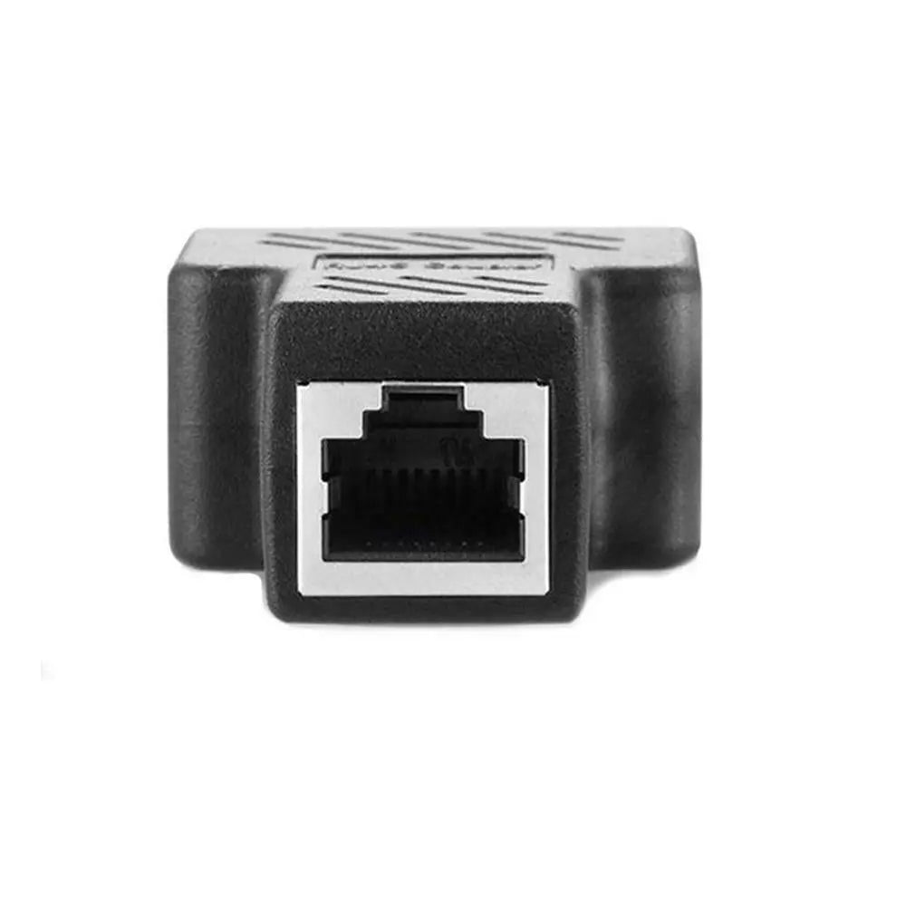 RJ45 Ethernet Splitter Adapter – Dual LAN Port Connector for CAT5/CAT6/CAT7 Network Cables (AU Stock) - AllTech