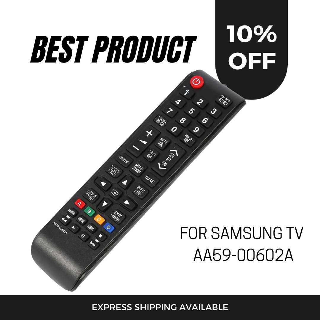 SAMSUNG TV Replacement Remote Control AA59 - 00602A / AA5900602A - AllTech