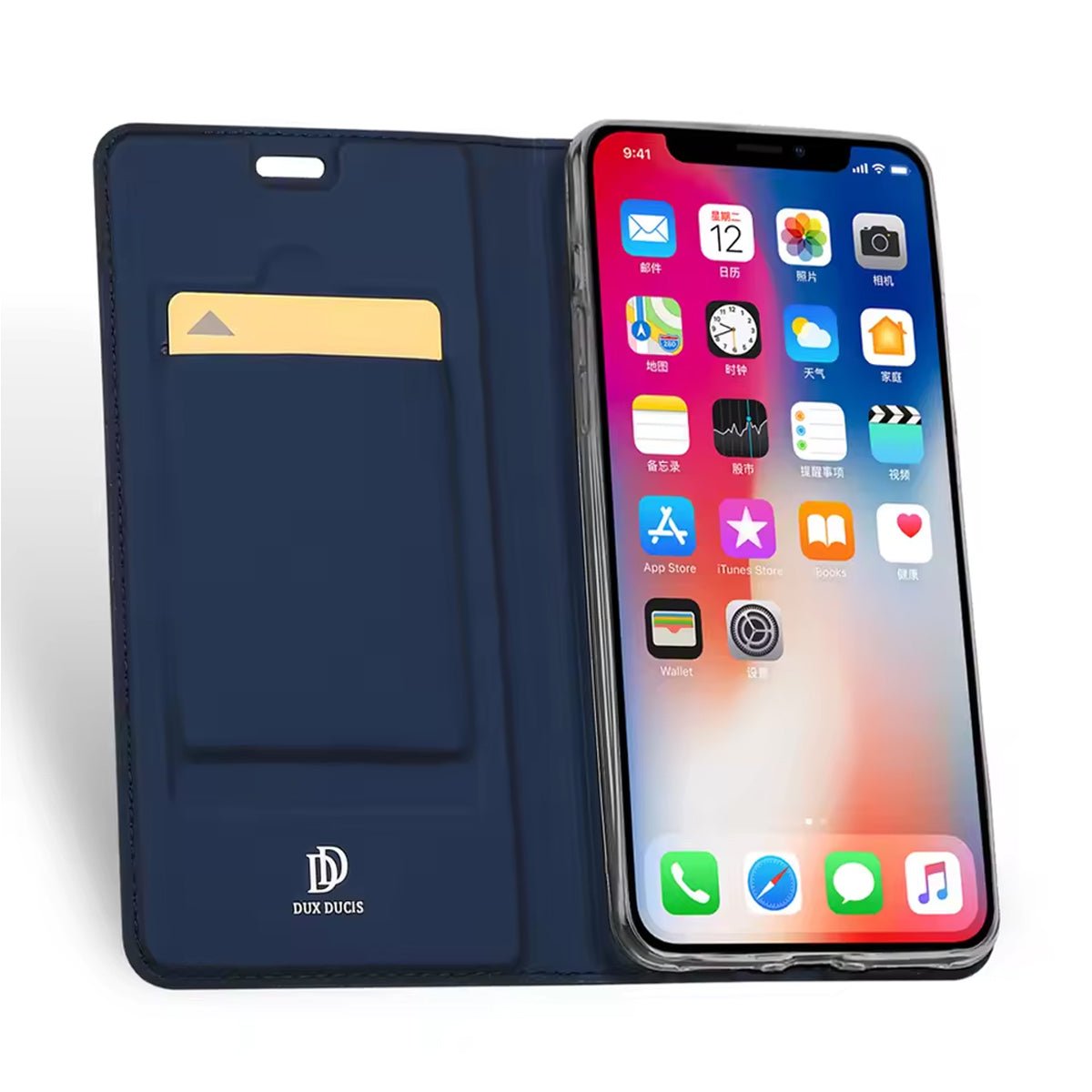 Skin Pro Series Leather Case Wallet Card For iPhone 10, X, XS, XS MAX, XR by Dux Ducis - AllTech