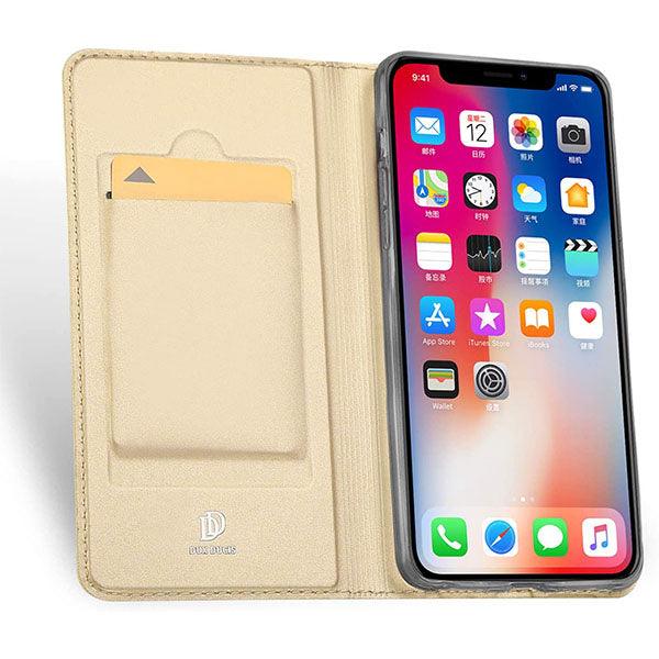 Skin Pro Series Leather Case Wallet Card For iPhone 10, X, XS, XS MAX, XR by Dux Ducis - AllTech
