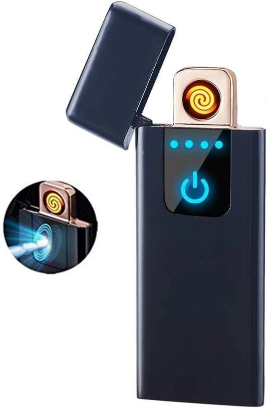 Smart Cigarette Lighter with Fingerprint Sensor Double Side Ignition - AllTech