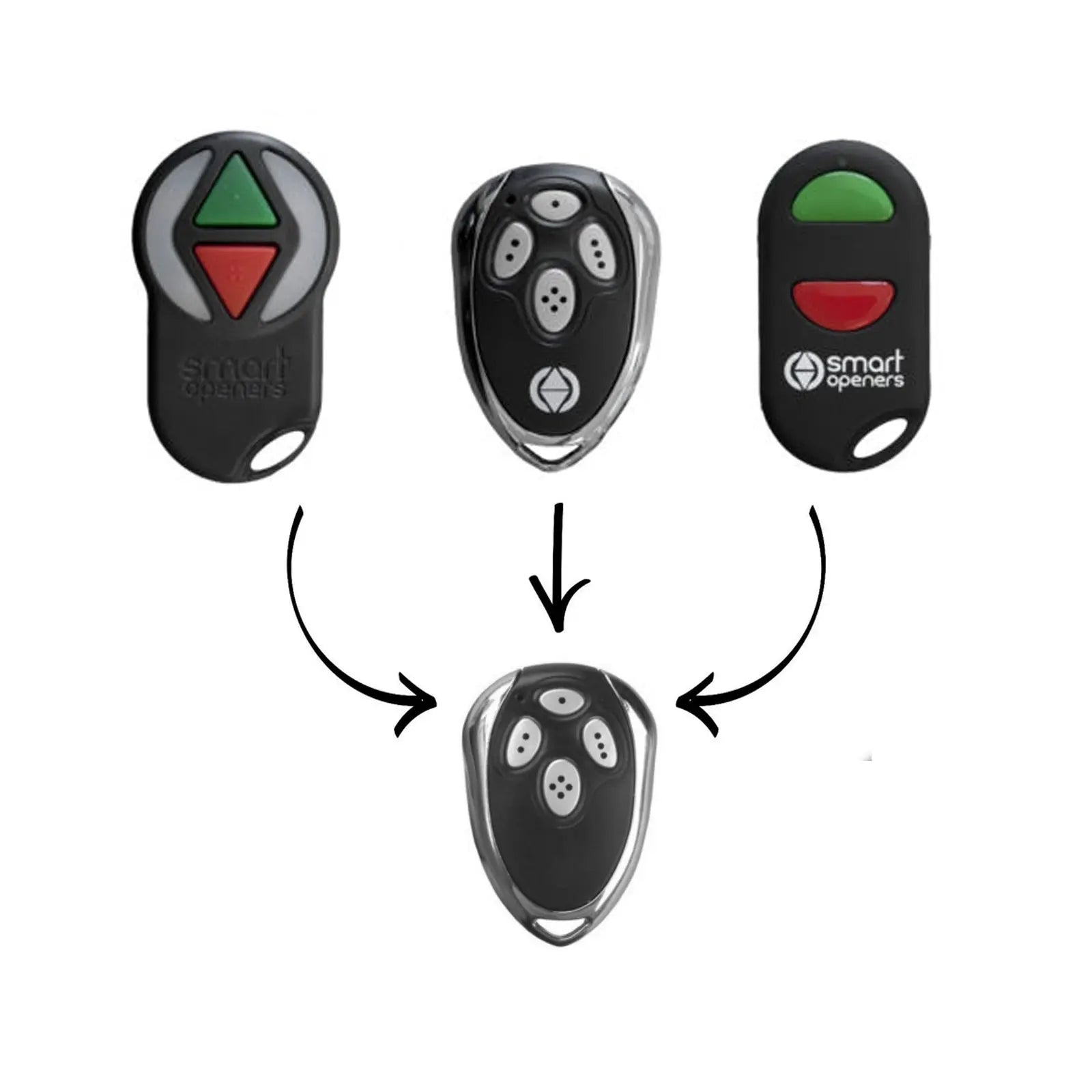 Smart Opener Compatible Replacement Garage Door Remote - AllTech