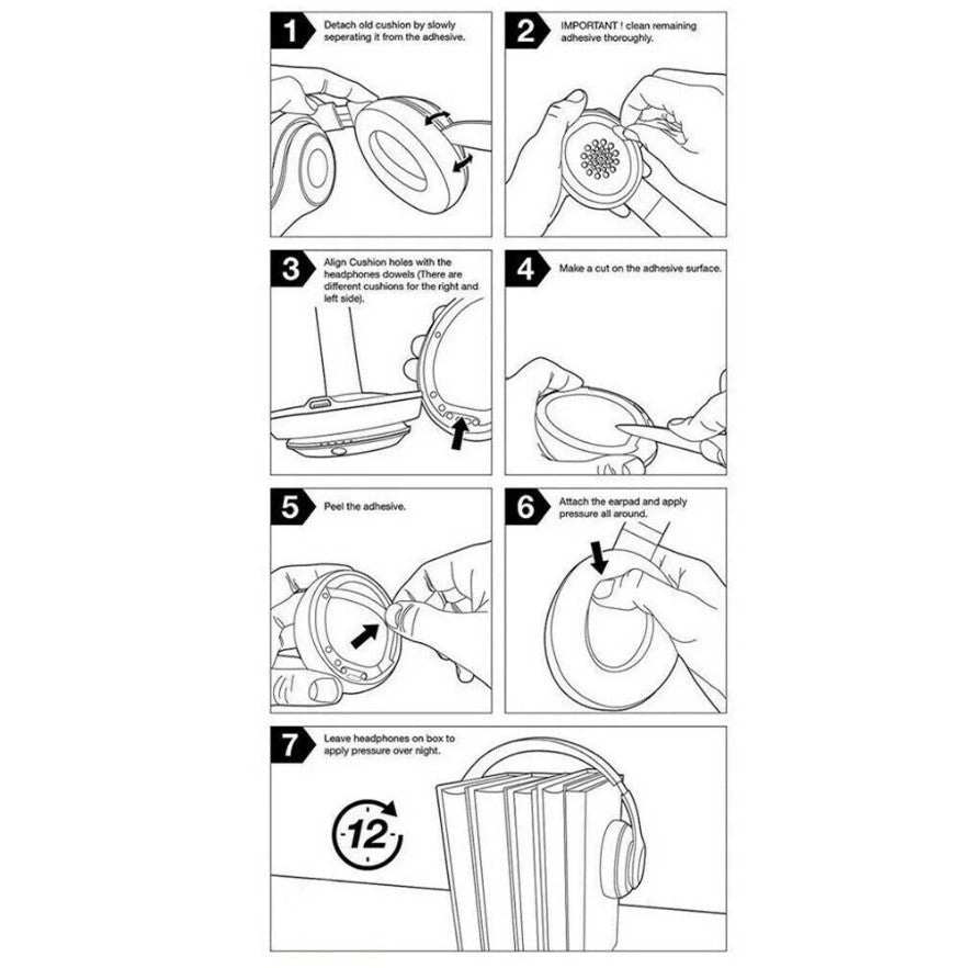 Soft Replacement Ear Pads for Beats by Dr. Dre Studio 2.0 Wired & Wireless - AllTech