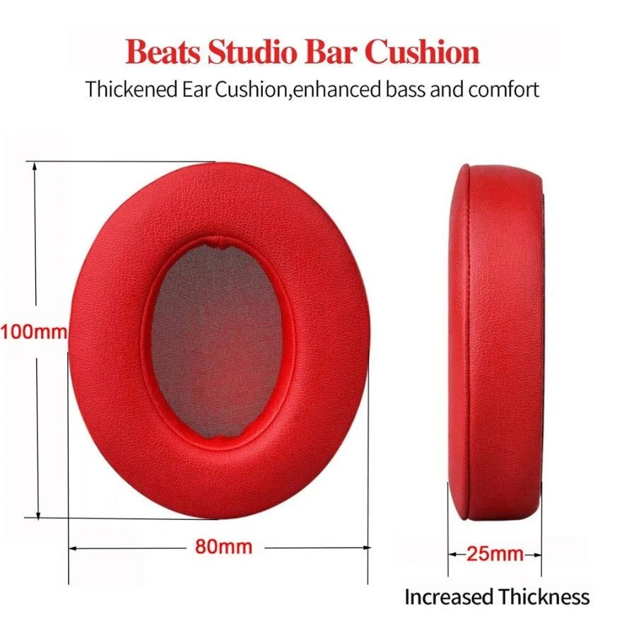 Soft Replacement Ear Pads for Beats by Dr. Dre Studio 2.0 Wired & Wireless - AllTech
