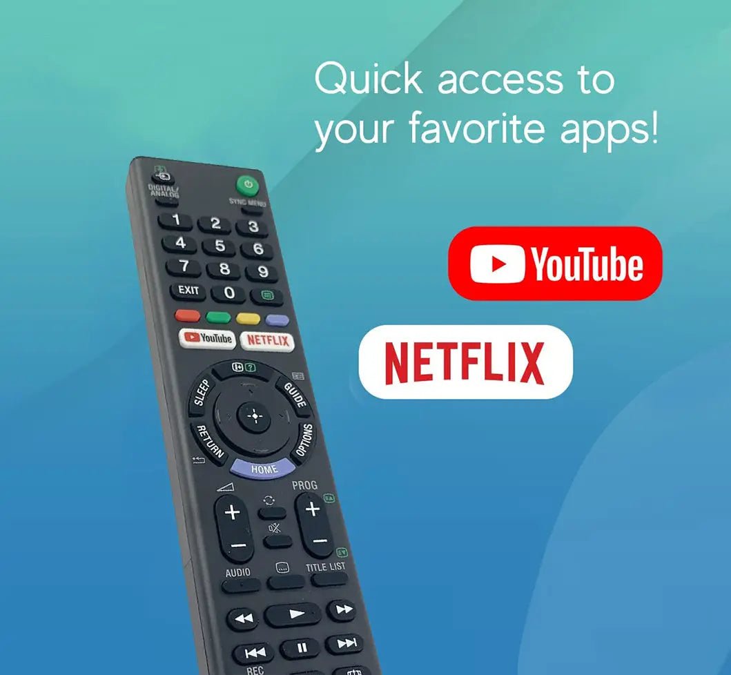 Sony TV Netflix Replacement Remote Control 4K Google Play RMF - TX200A RMF - TX300A - AllTech