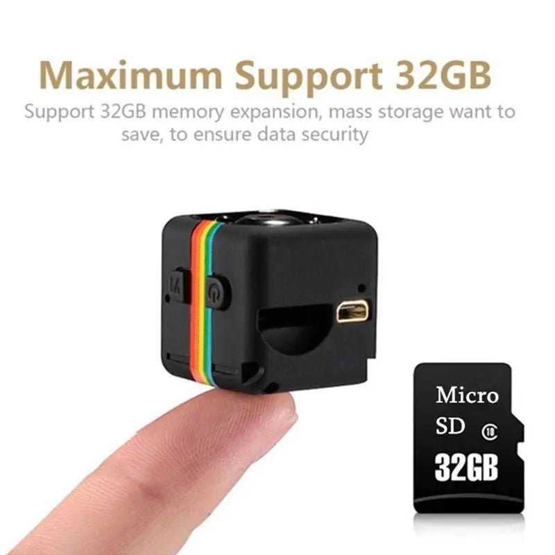 SQ11 Mini Camera Recorder Full HD 1080P Motion Detection Cam with Night Vision - AllTech