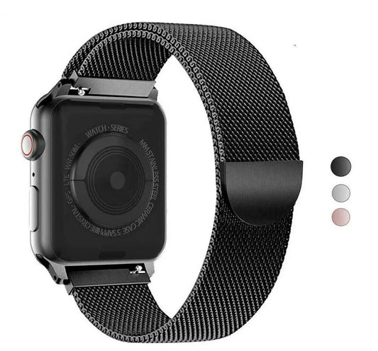 Stainless Steel Milanese Strap Band 38 - 40mm to 42 - 44mm for Apple Watch 4 3 2 1 - AllTech