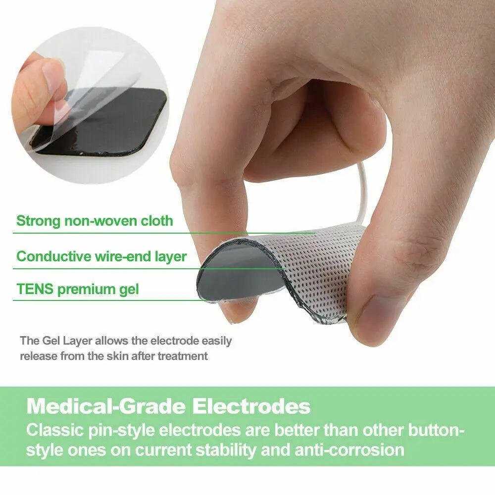 TENS Reusable Replacement Electrode Pads 5x5cm Self Adhesive - AllTech