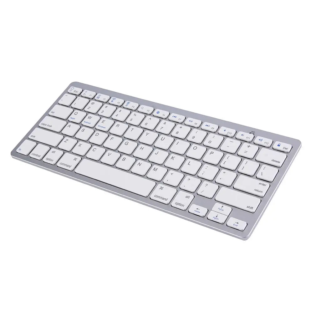 Ultra Slim Wireless Bluetooth Keyboard For Apple iPad iPhone Android Mac Windows - AllTech