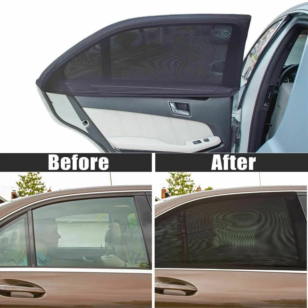 Universal Car Sun Shade 2pcs Rear Side Window Baby Kids Protection - AllTech