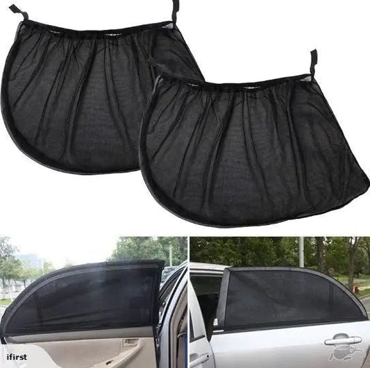 Universal Car Sun Shade 2pcs Rear Side Window Baby Kids Protection - AllTech