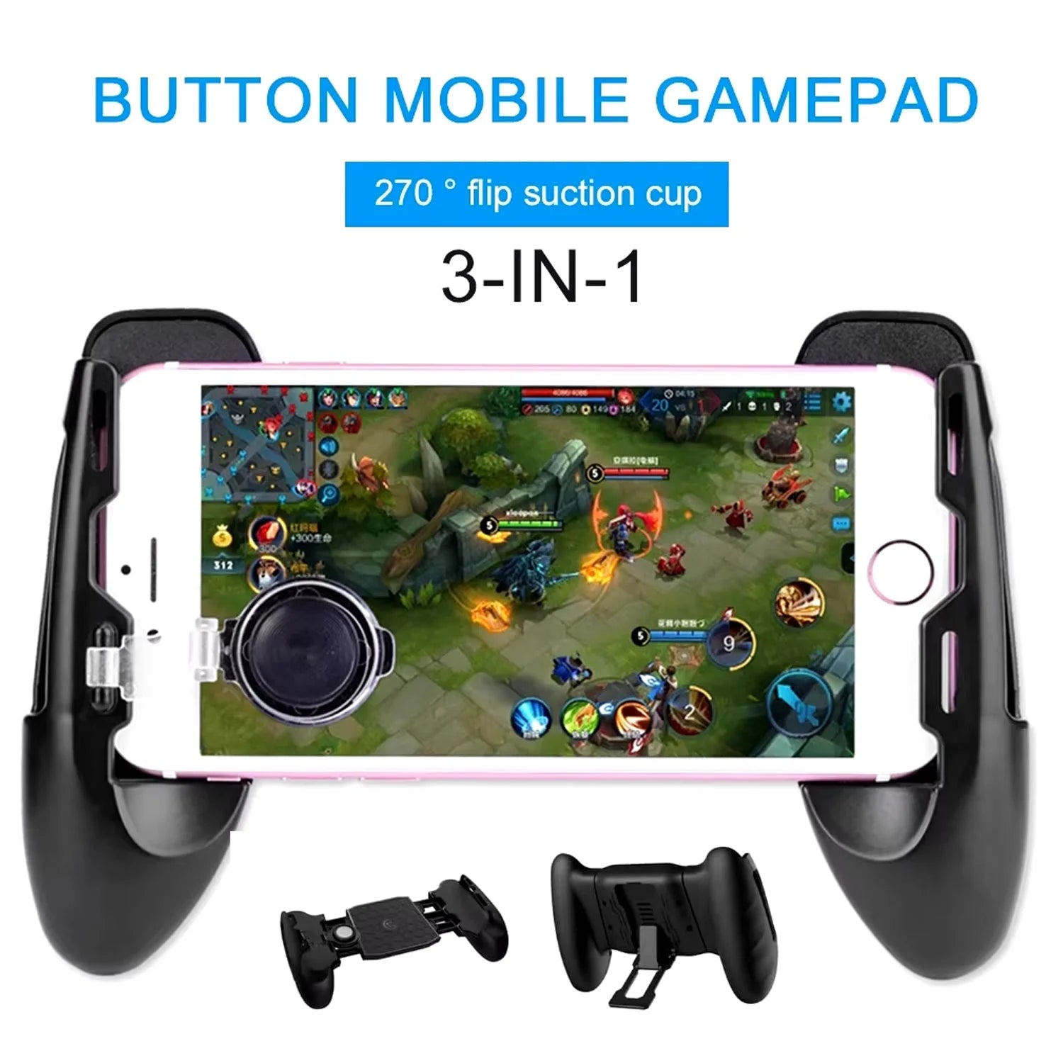 Universal Mobile Phone Gamepad Joystick Portable Controller Trigger Control - AllTech