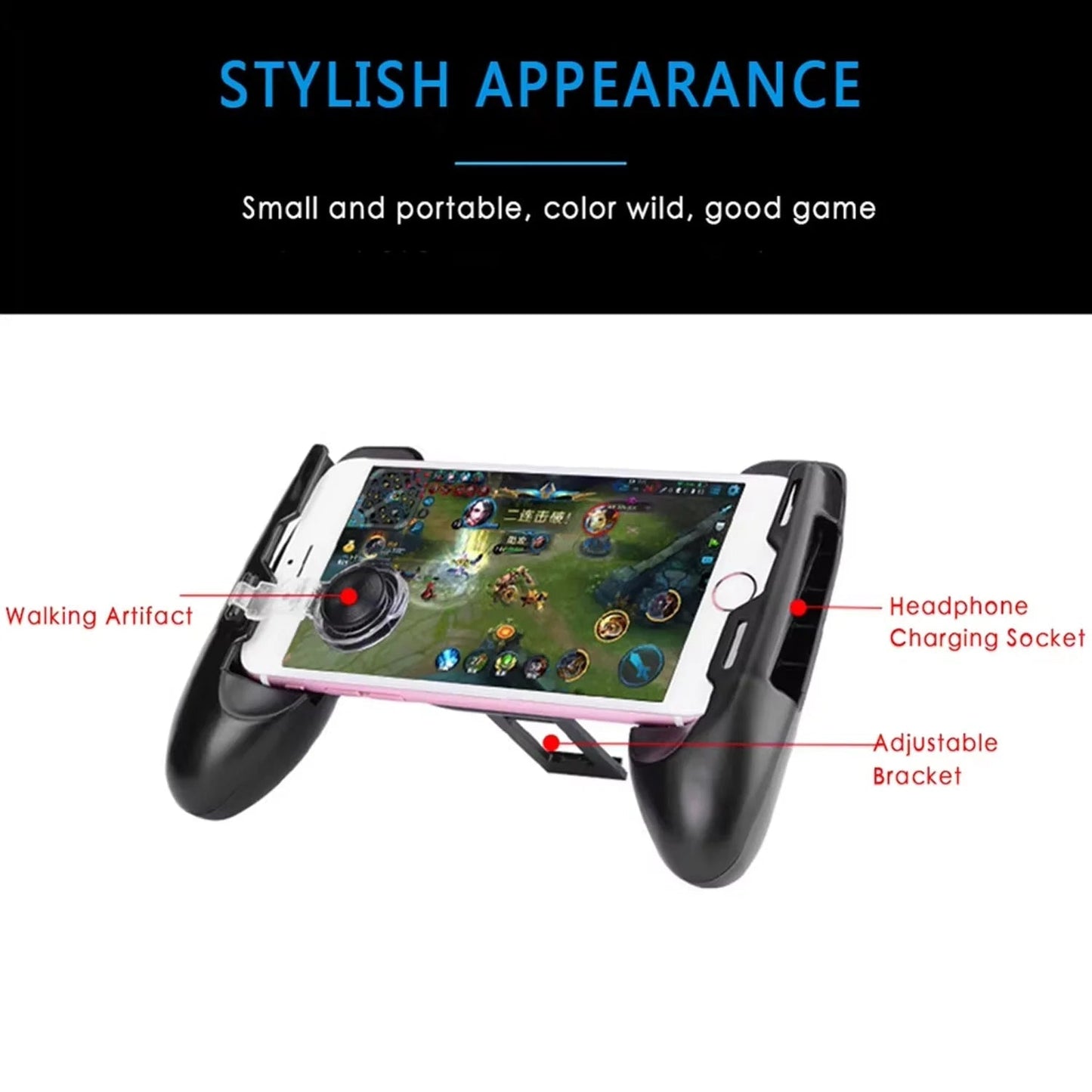 Universal Mobile Phone Gamepad Joystick Portable Controller Trigger Control - AllTech